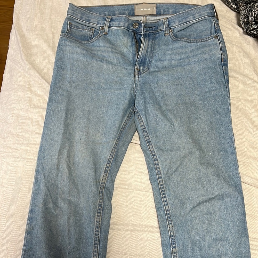 Everlane straight leg Jean gently worn